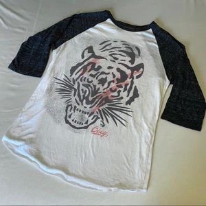OBEY - TIGER Raglan / Baseball Shirt